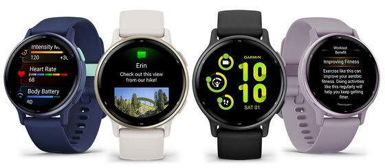 गार्मिन iVivoactive 5 महिला पुरुष स्मार्टवॉच सिलिकॉन